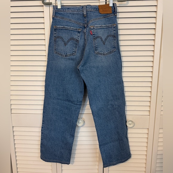 Levi’s Ribcage Straight Ankle Jean - HEMMED - Sz 27 - Picture 4 of 7